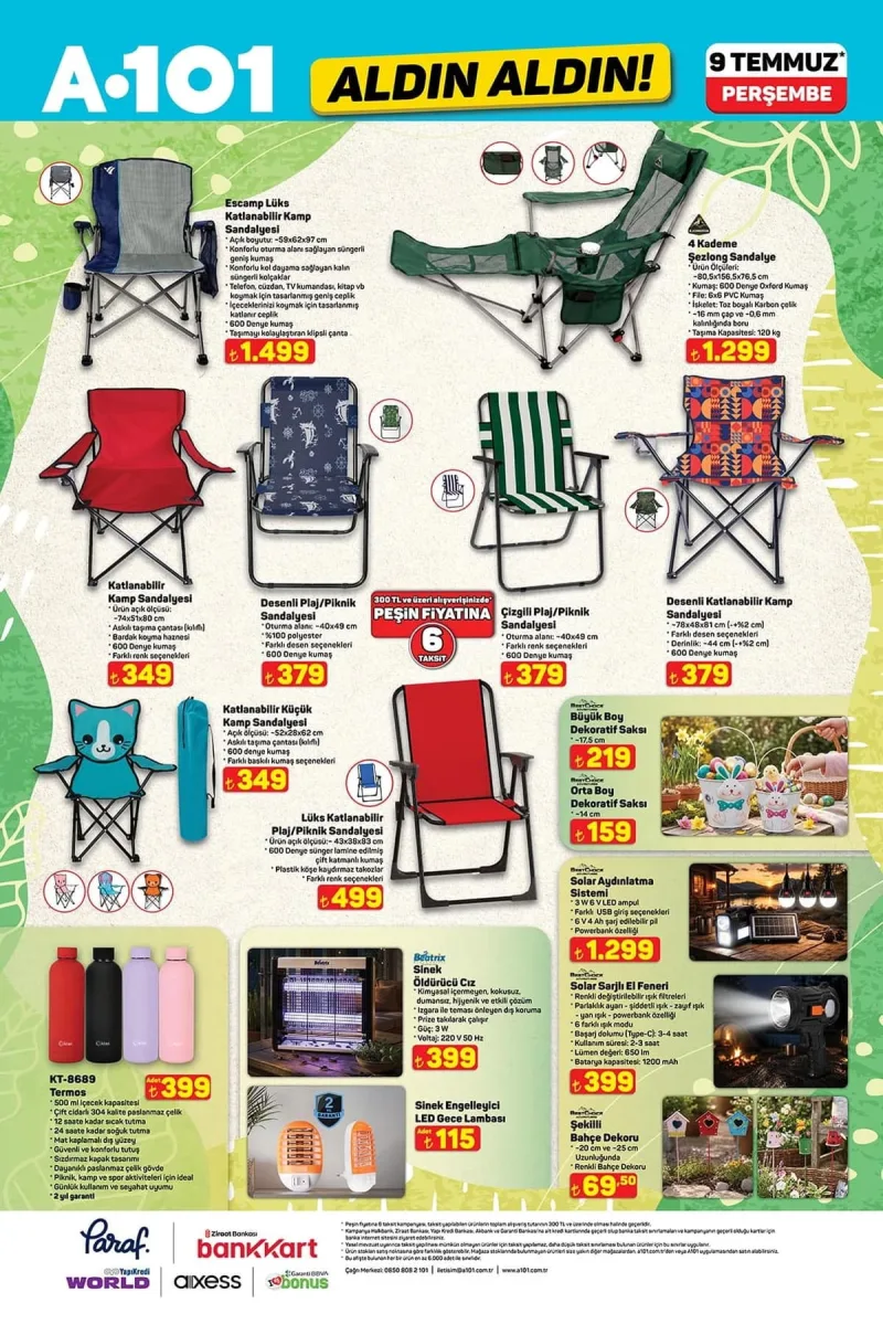 A101 aktüel katalog 9 Temmuz