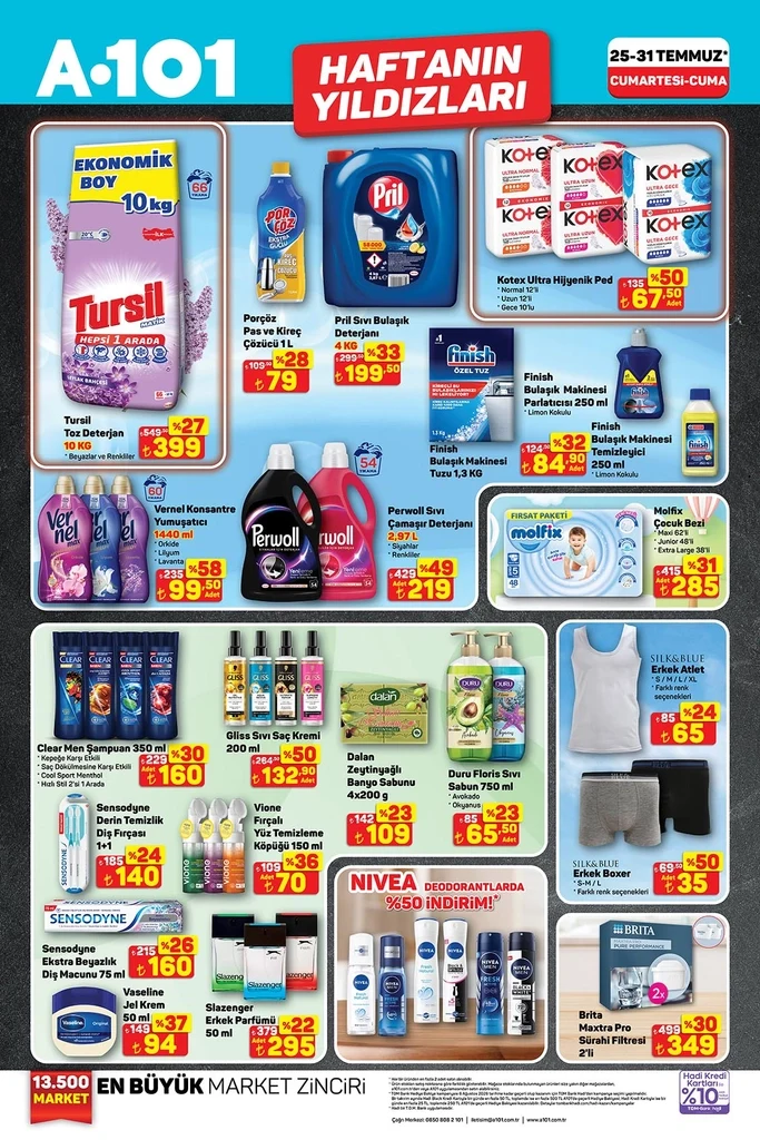 A101 aktüel katalog 25 Temmuz