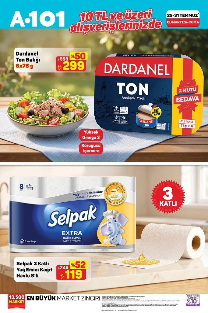 A101 25 Temmuz aktüel katalog