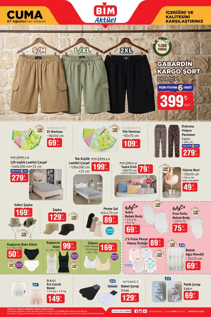 Bim aktüel katalog 7 Ağustos