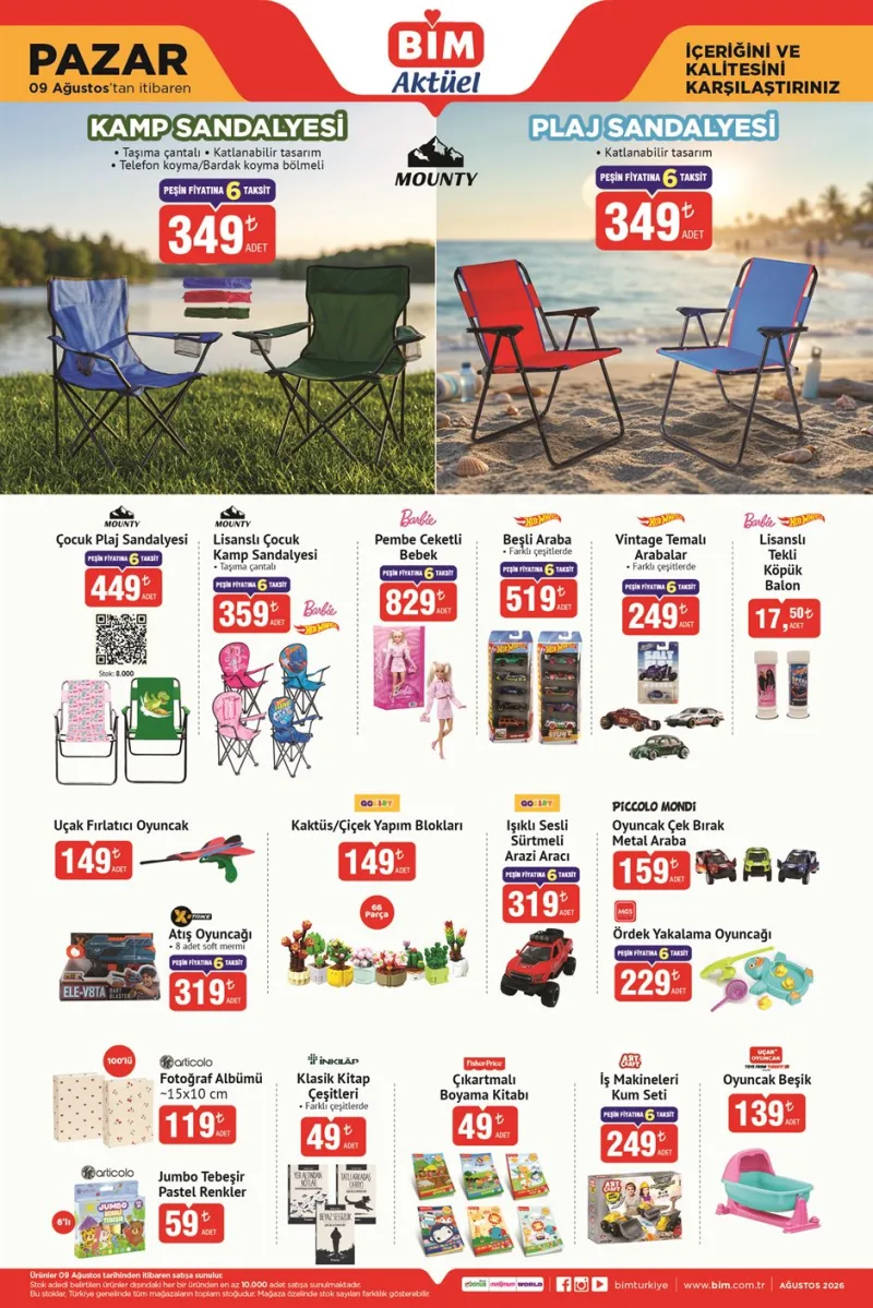 Bim aktüel katalog 9 Ağustos