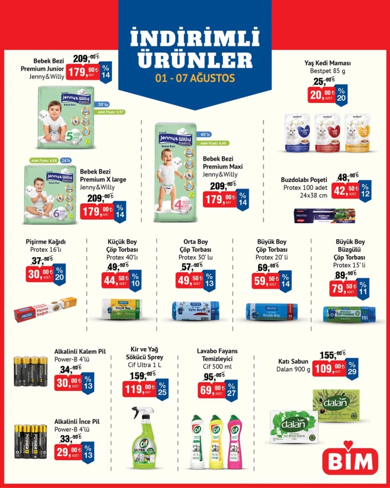 Bim aktüel katalog 1 Ağustos