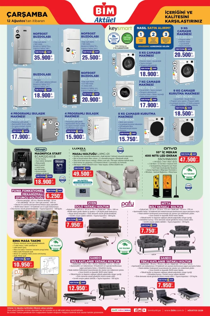 Bim haftanın aktüeli 12 Ağustos aktüel katalog