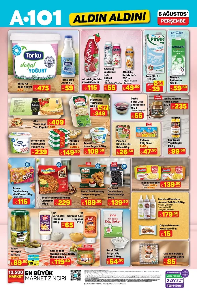 A101 aktüel katalog 6 Ağustos