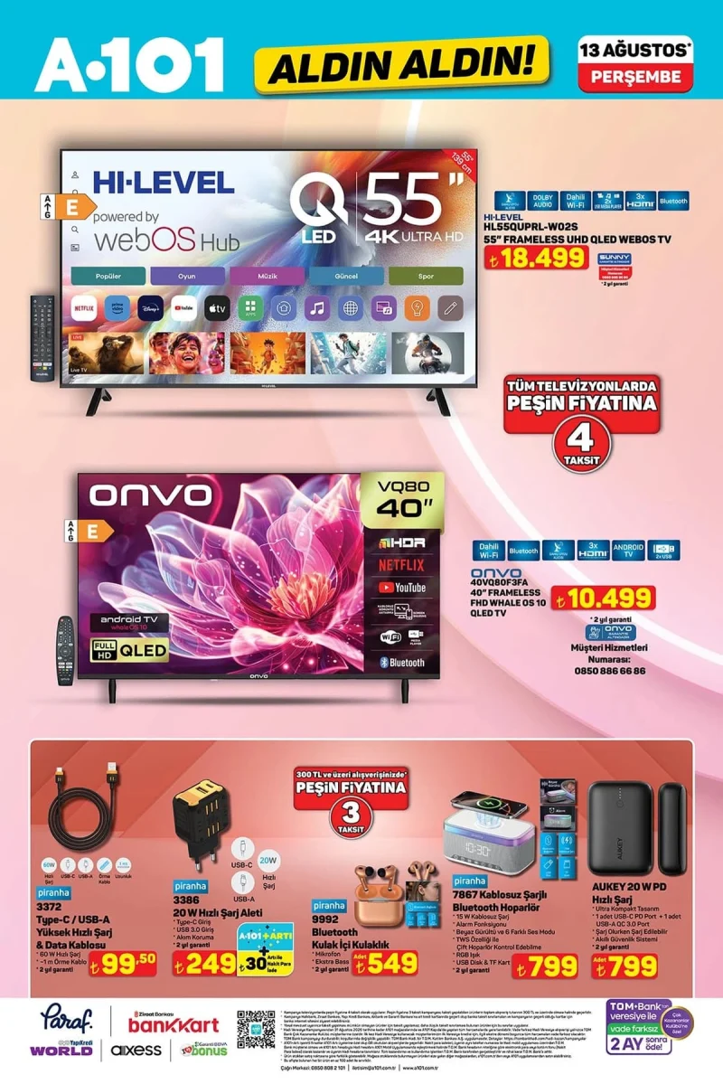 A101 13 Ağustos aktüel katalog fırsatları