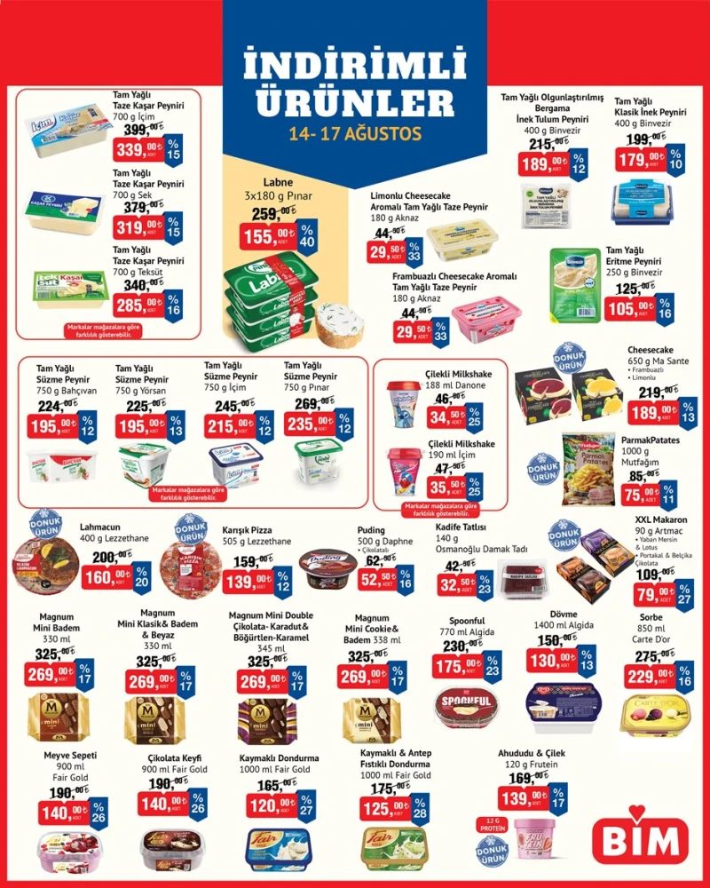 Bim aktüel katalog 14 Ağustos