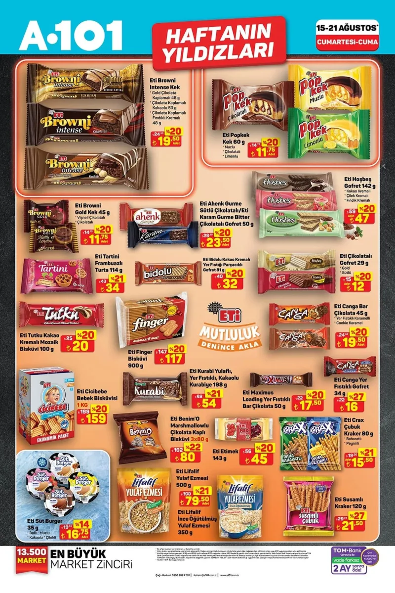 A101 aktüel katalog 15 Ağustos