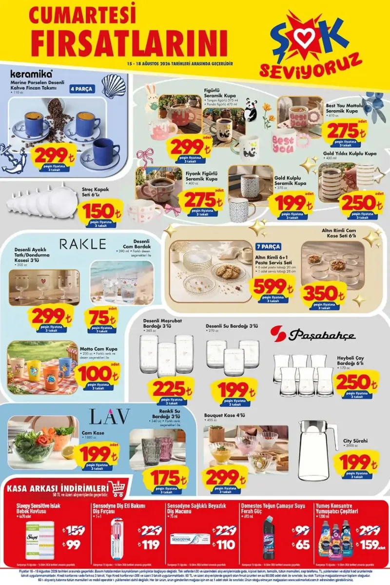 Şok aktüel katalog 15 Ağustos