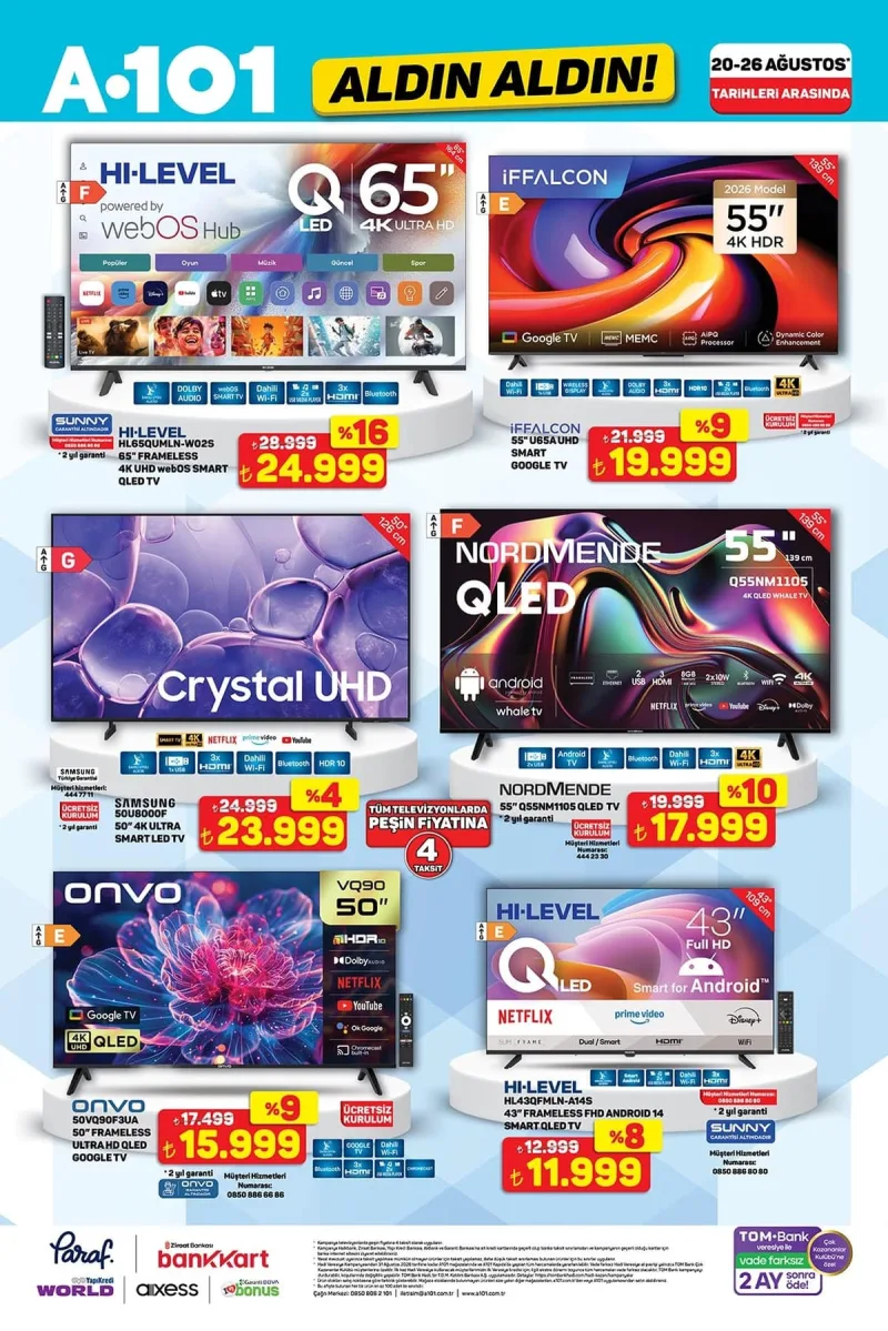 A101 haftanın aktüeli 20 Ağustos aktüel katalog