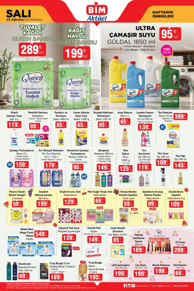 Bim indirim katalog 25 Ağustos