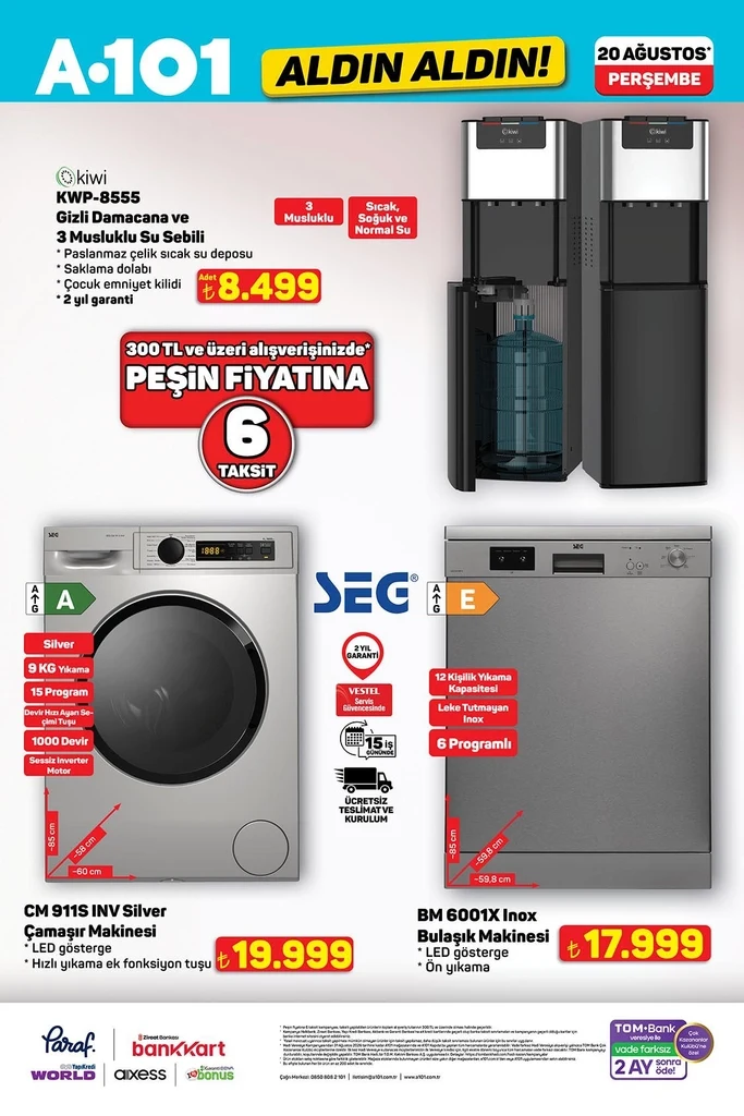 A101 aktüel katalog 20 Ağustos