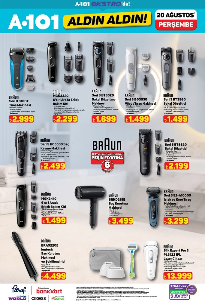 A101 aktüel katalog 20 Ağustos