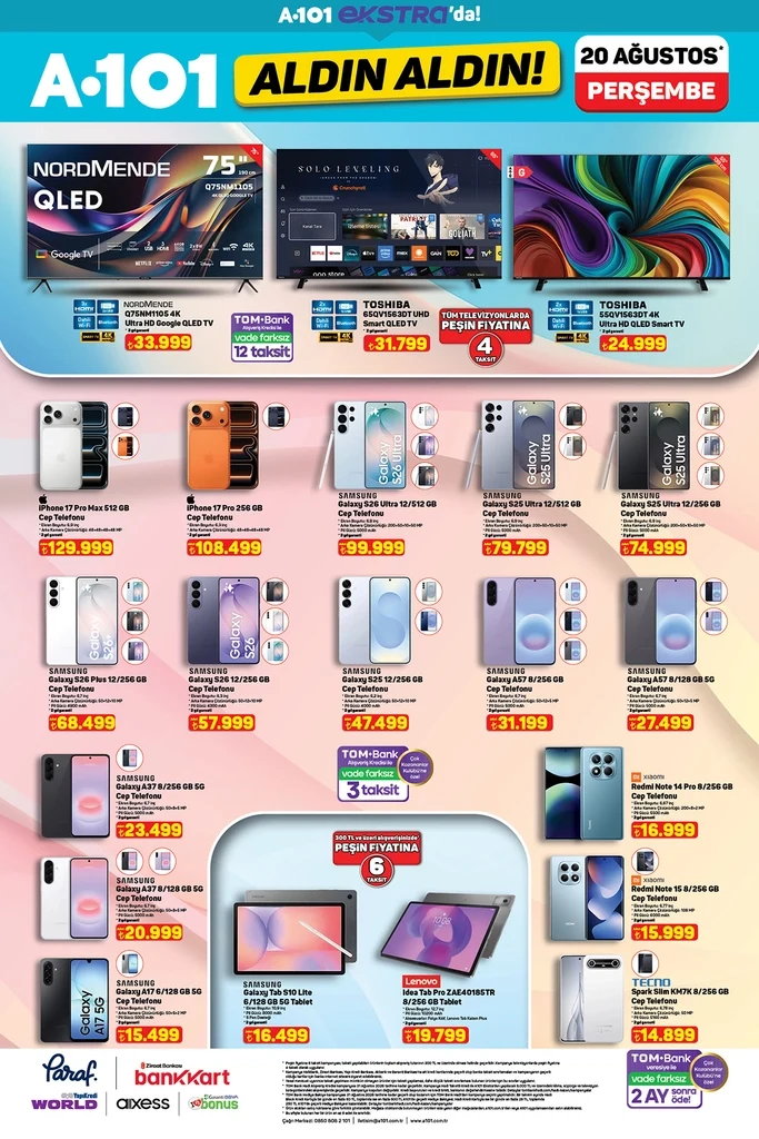 A101 aktüel katalog 20 Ağustos