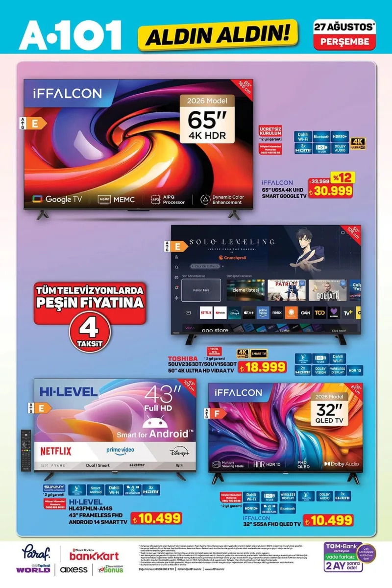 A101 27 Ağustos aktüel katalog fırsatları