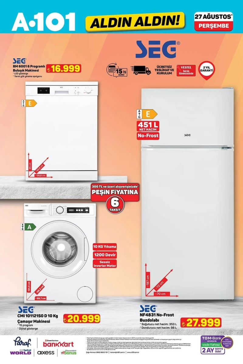 A101 aktüel katalog 27 Ağustos