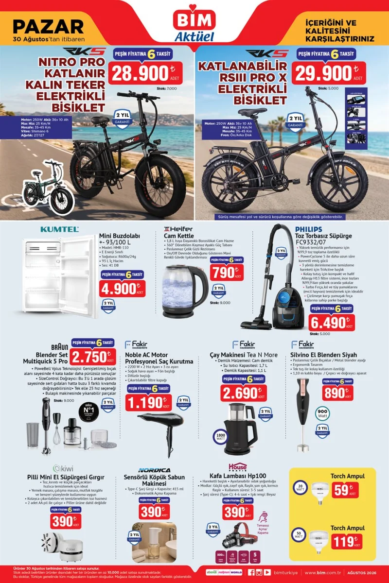 Bim 30 Ağustos aktüel katalog