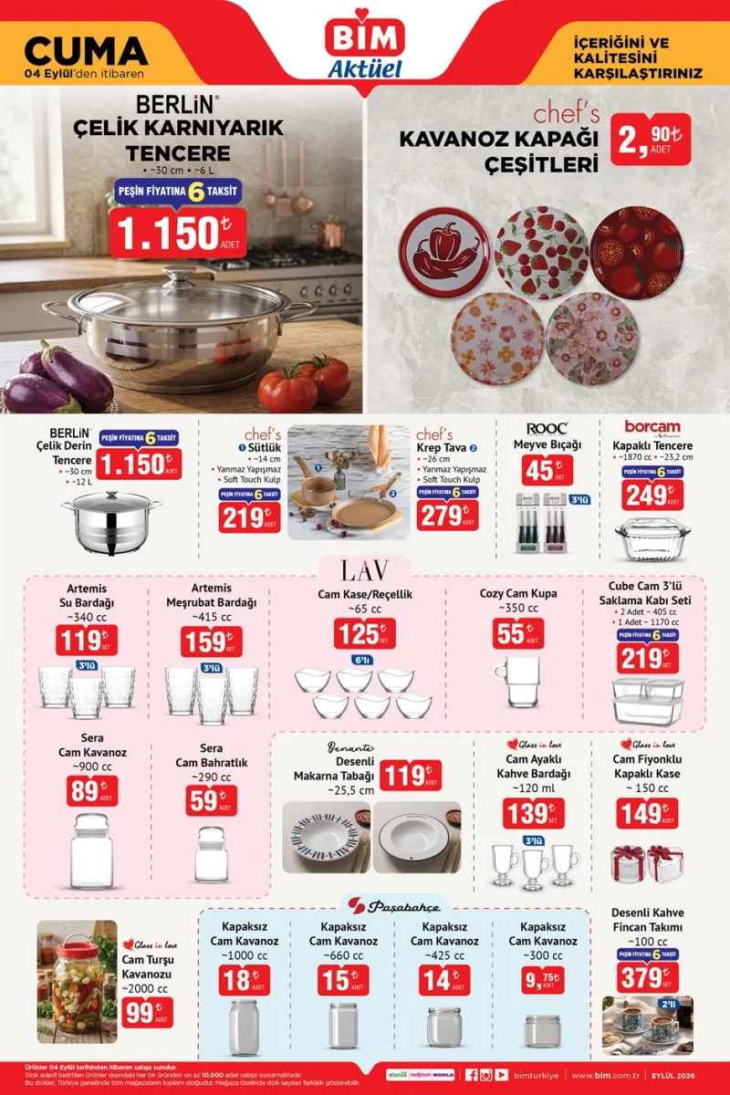Bim aktüel katalog 4 Eylül