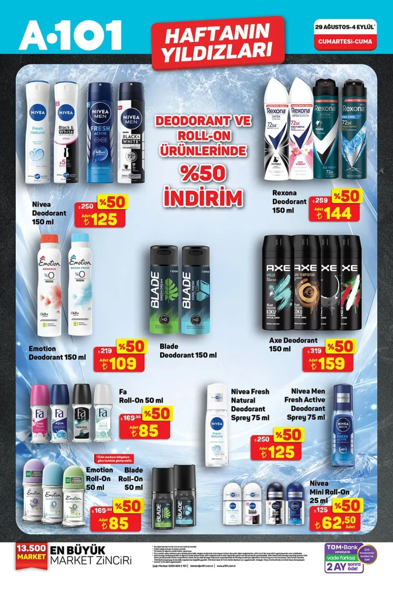 A101 aktüel katalog 29 Ağustos - 4 Eylül