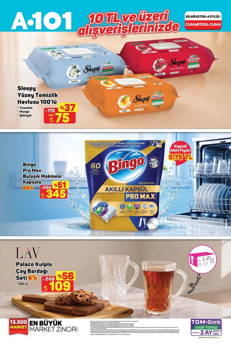 A101 aktüel katalog 29 Ağustos - 4 Eylül