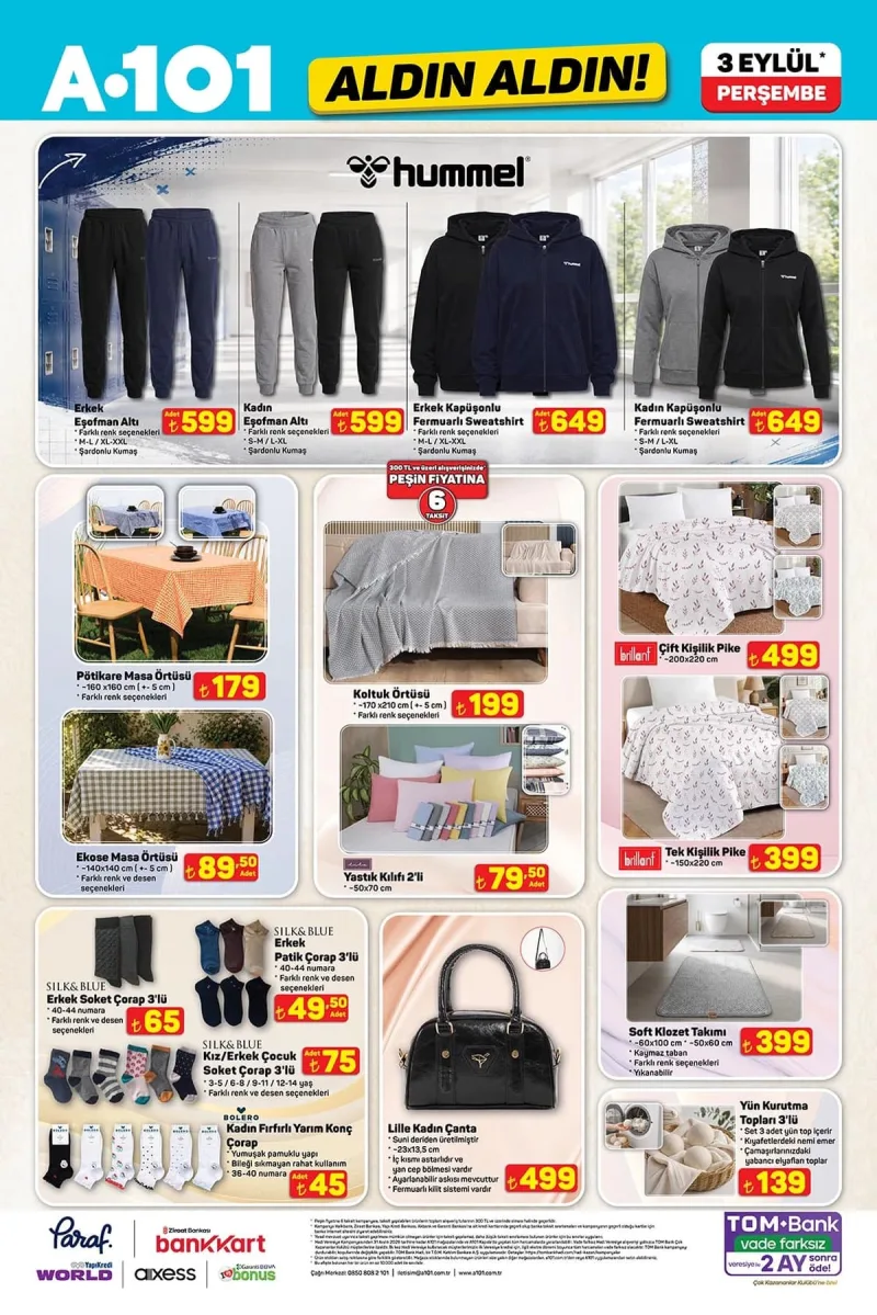 A101 aktüel katalog 3 Eylül