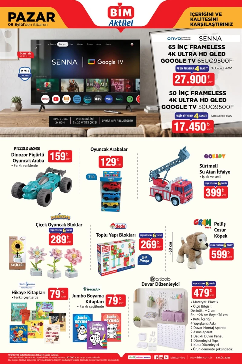 Bim aktüel katalog 6 Eylül