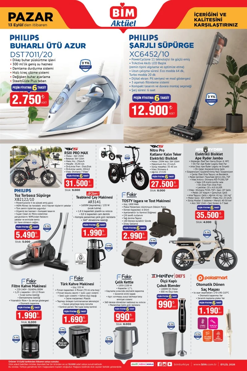 Bim aktüel katalog 13 Eylül