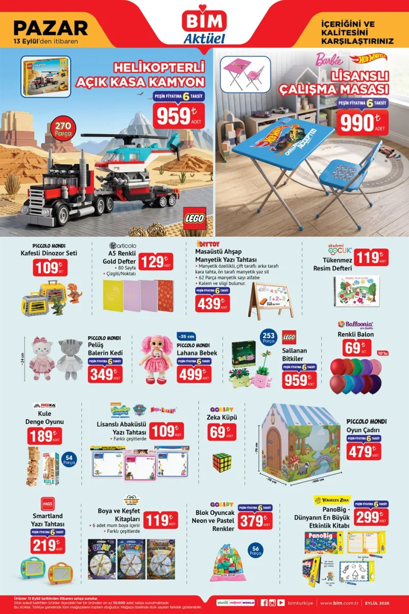 Bim aktüel katalog 13 Eylül