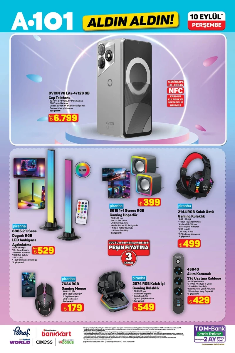 A101 aktüel katalog 10 Eylül