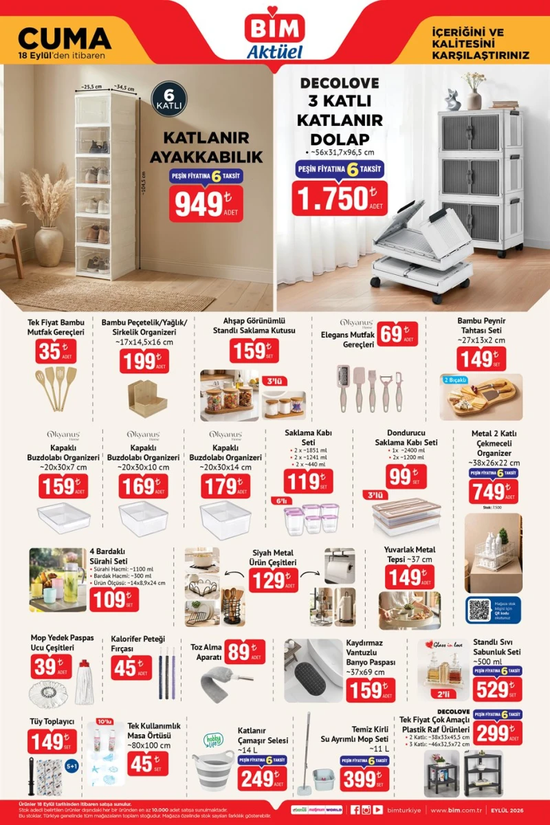 Bim aktüel katalog 18 Eylül