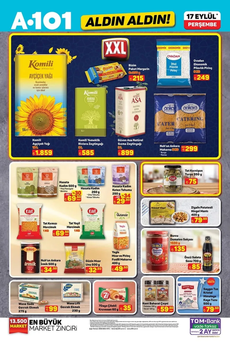 A101 aktüel katalog 17 Eylül