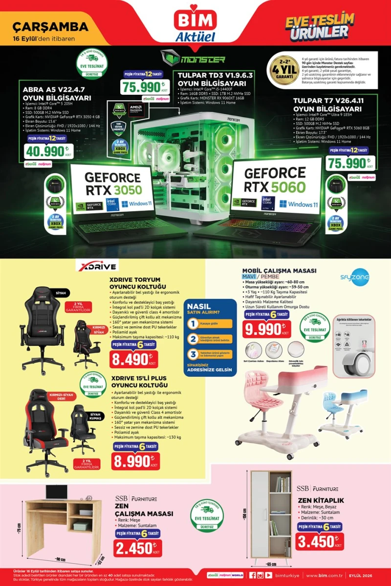 Bim aktüel katalog 16 Eylül