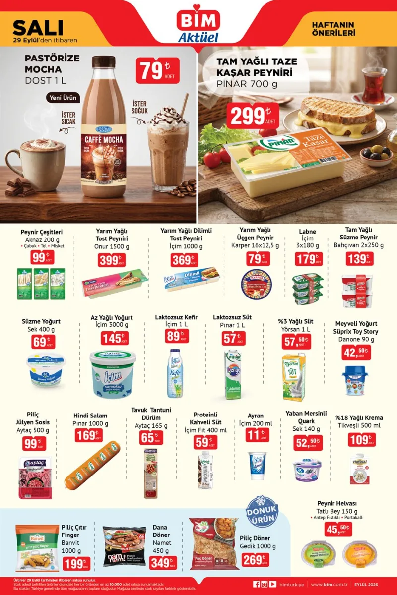 Bim aktüel katalog 29 Eylül