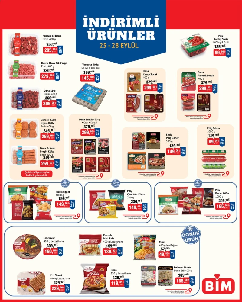Bim aktüel katalog 25 Eylül
