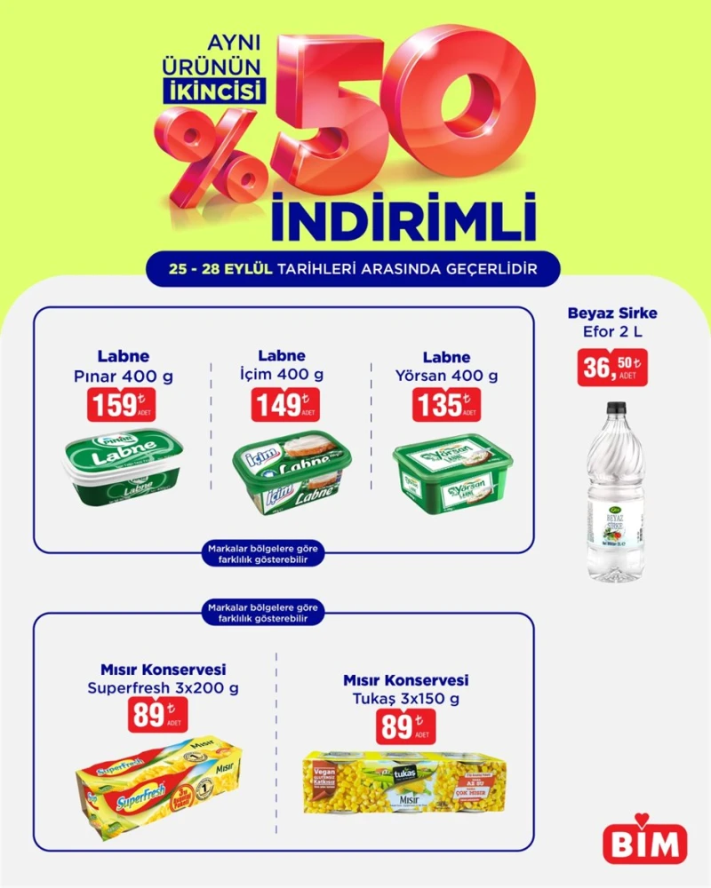 Bim aktüel katalog 25 Eylül
