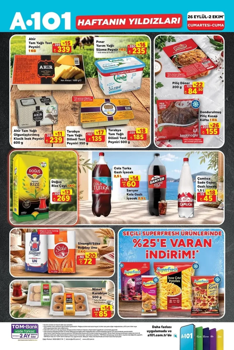 A101 26 Eylül – 2 Ekim aktüel broşür A101 26 Eylül – 2 Ekim aktüel broşür
