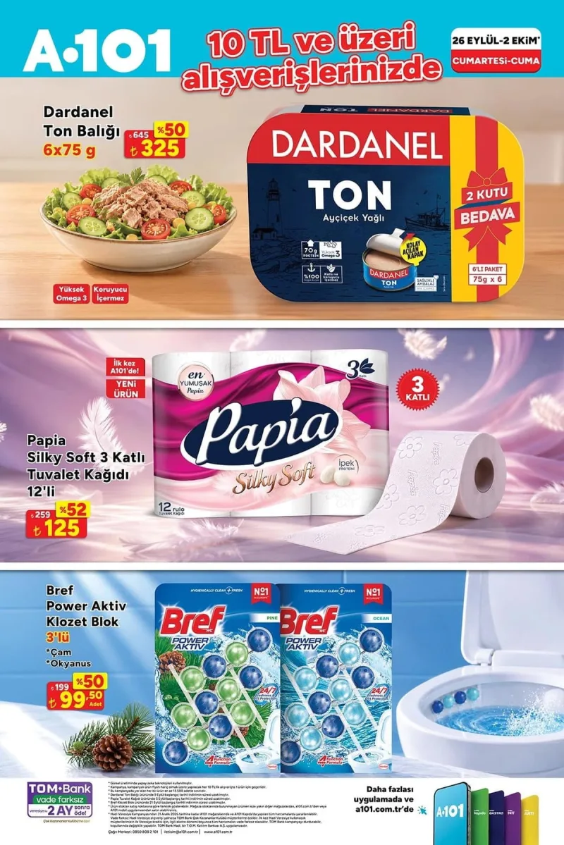 A101 26 Eylül - 2 Ekim aktüel broşür 4 A101 aktüel katalog 26 Eylül - 2 Ekim