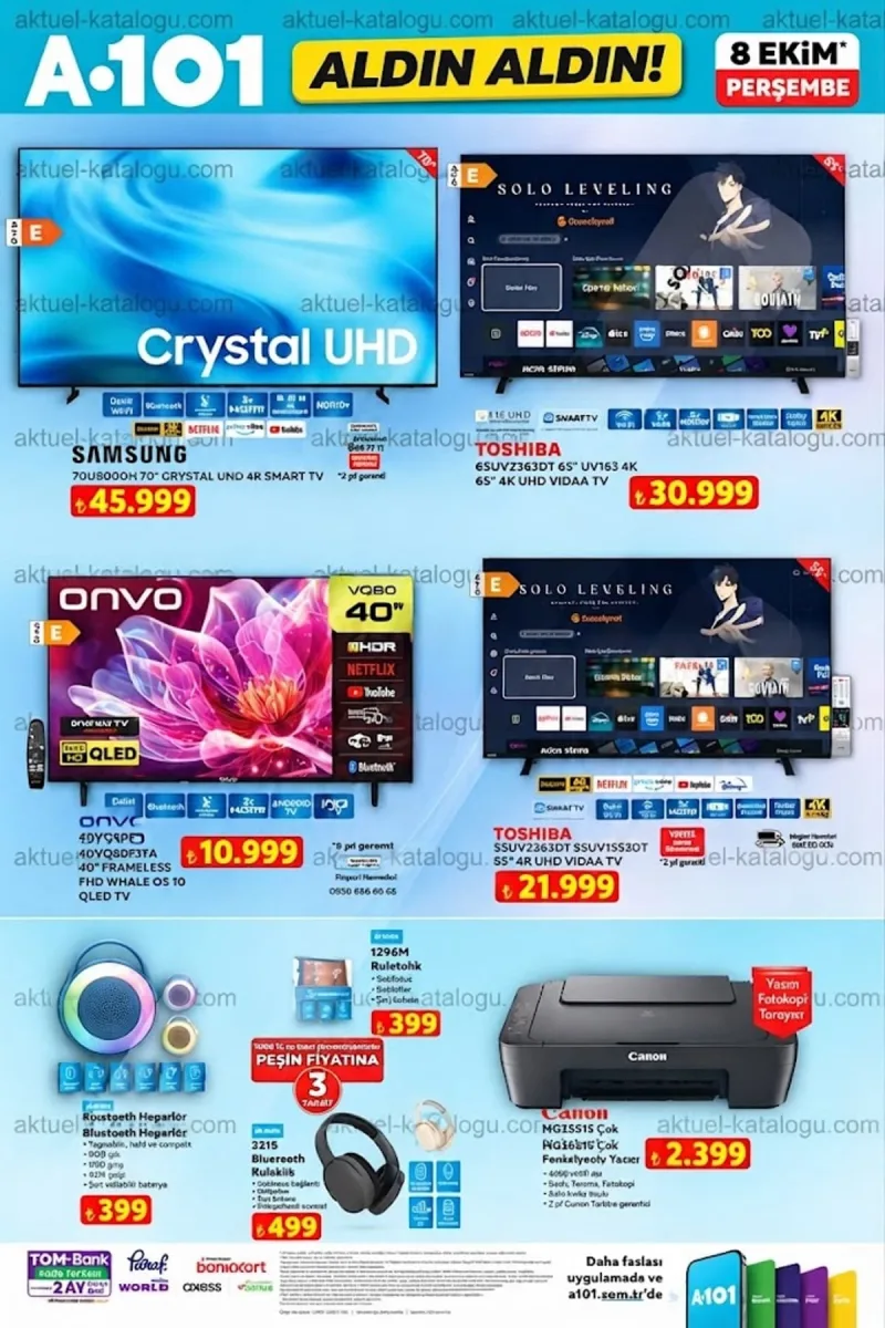 A101 8 Ekim aktüel katalog