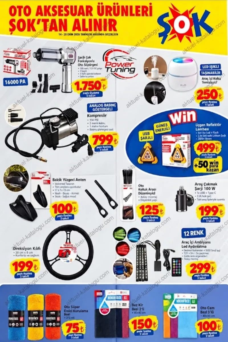 Şok broşür 14 Ekim aktüel katalog