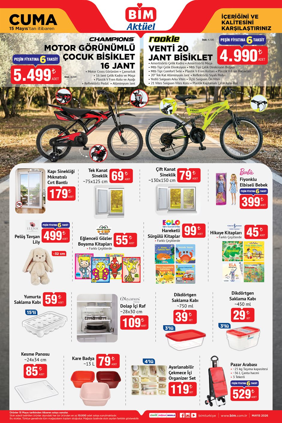 Bi̇m aktüel katalog 15 Mayıs