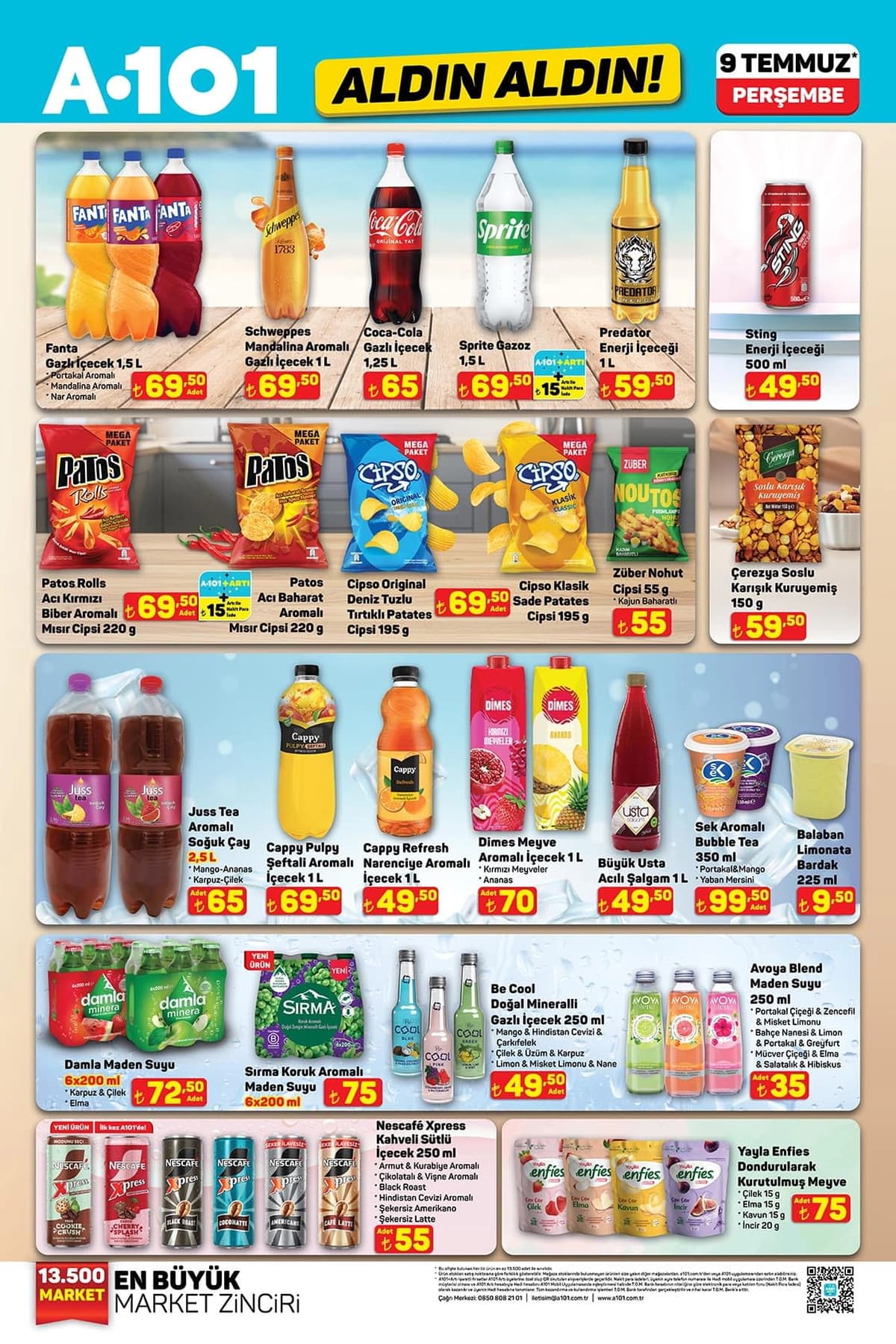 A101 aktüel katalog 9 Temmuz