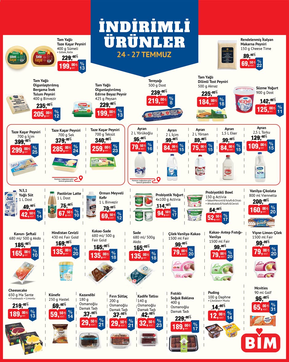 Bim aktüel katalog 24 Temmuz