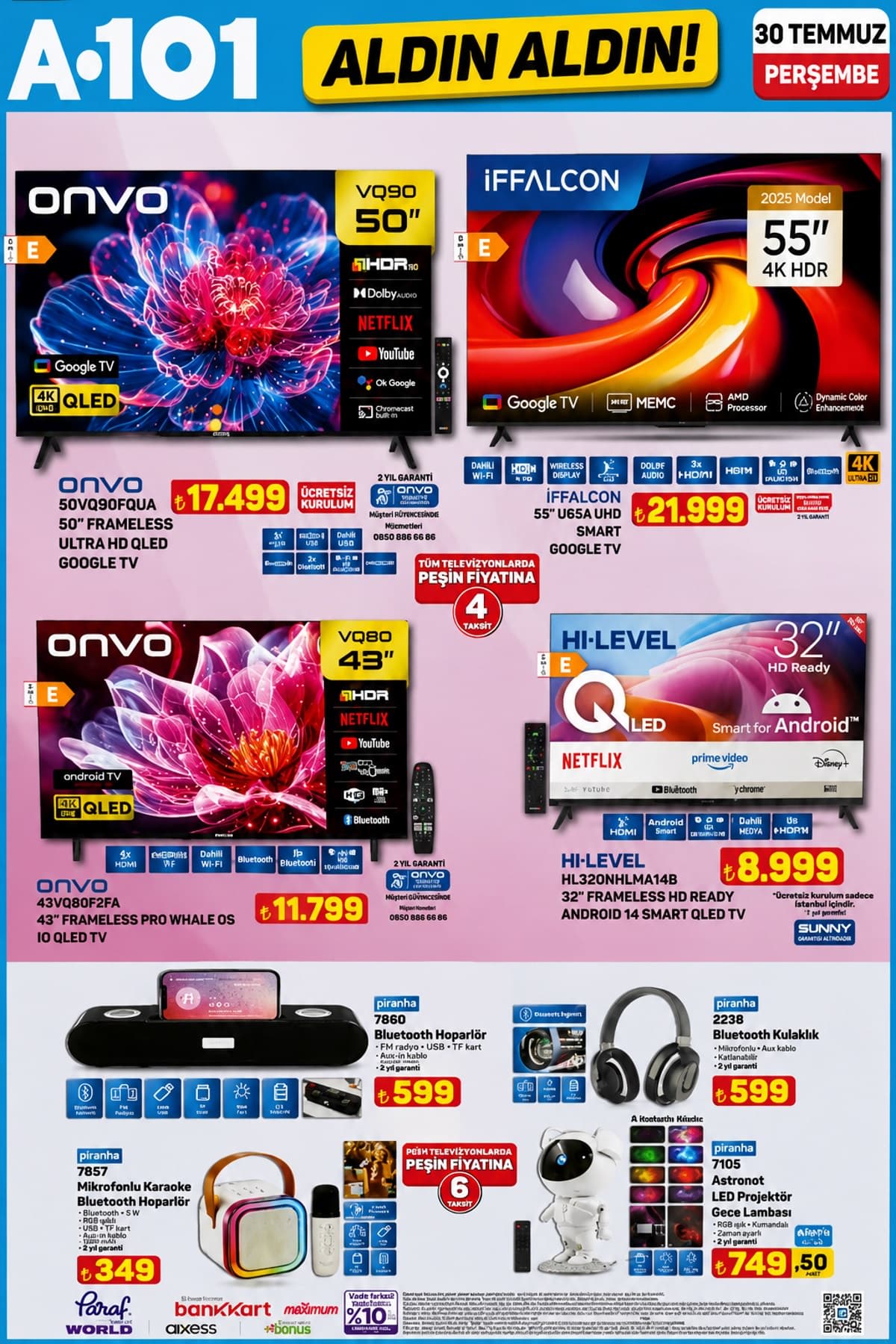 A101 30 Temmuz aktüel katalog