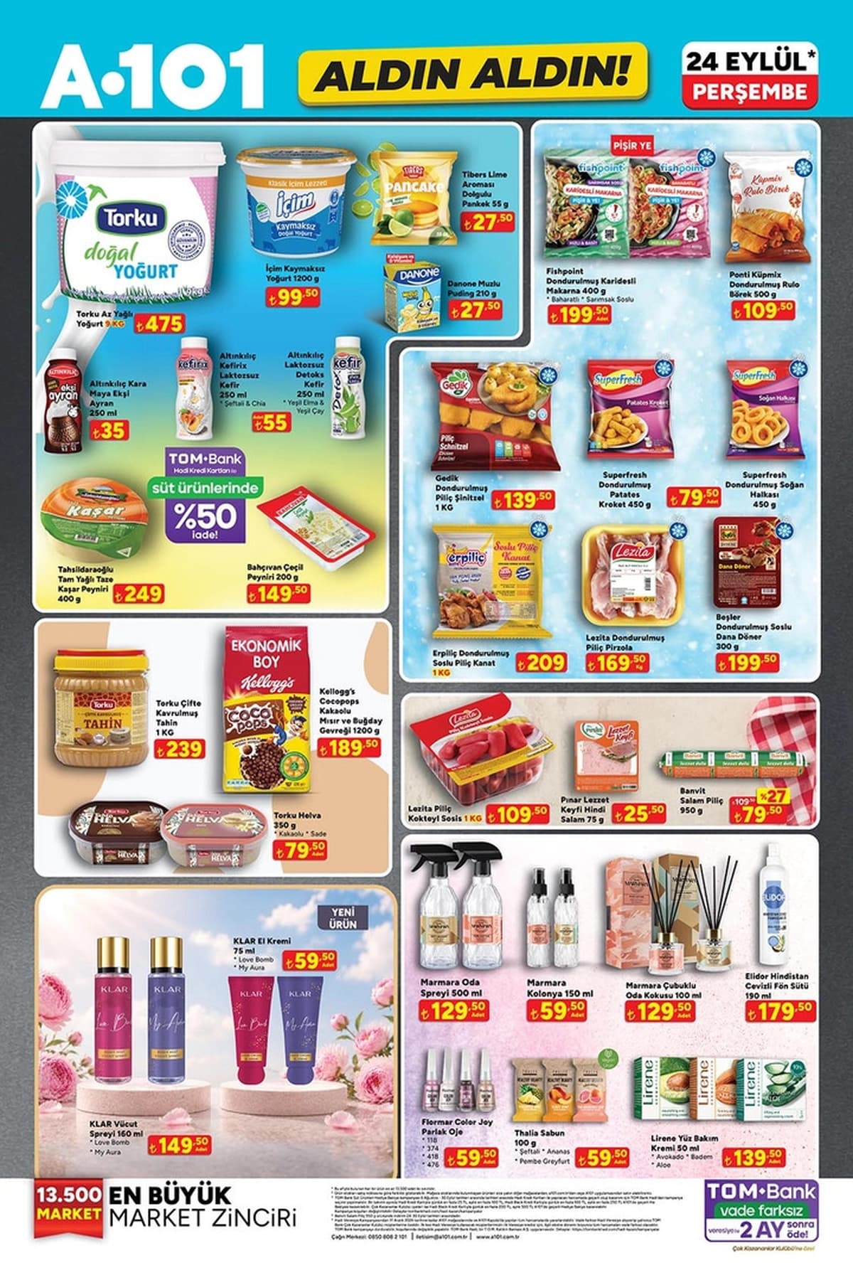 A101 aktüel katalog 24 Eylül