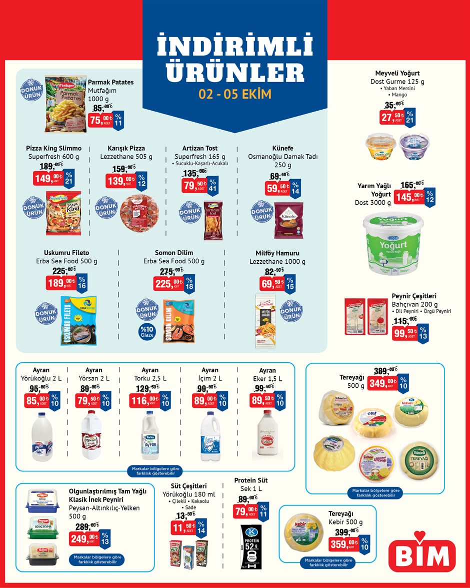 Bim aktüel katalog 2 Ekim