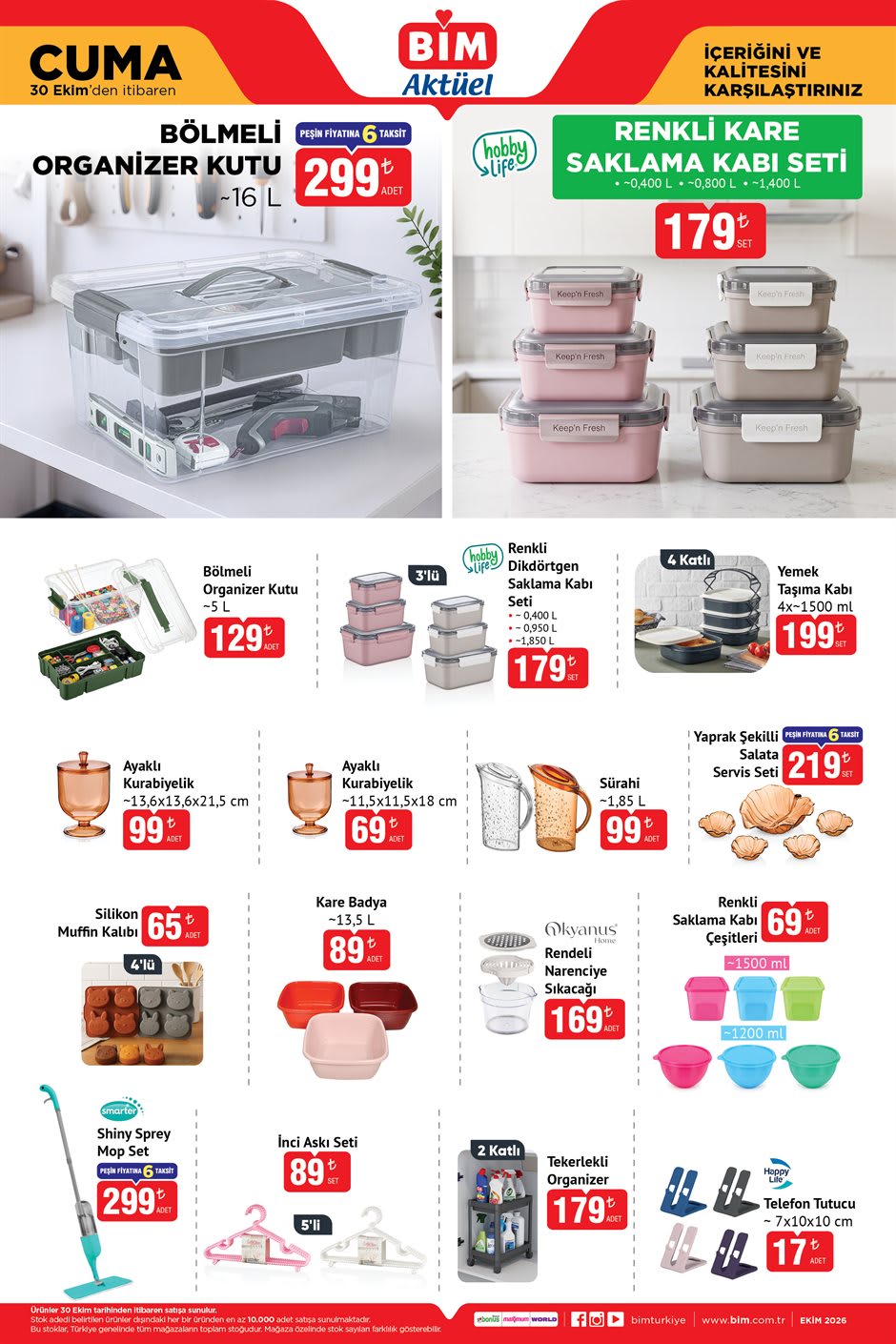 Bim haftanın aktüeli 30 Ekim aktüel katalog 3 Bim aktüel katalog 30 Ekim