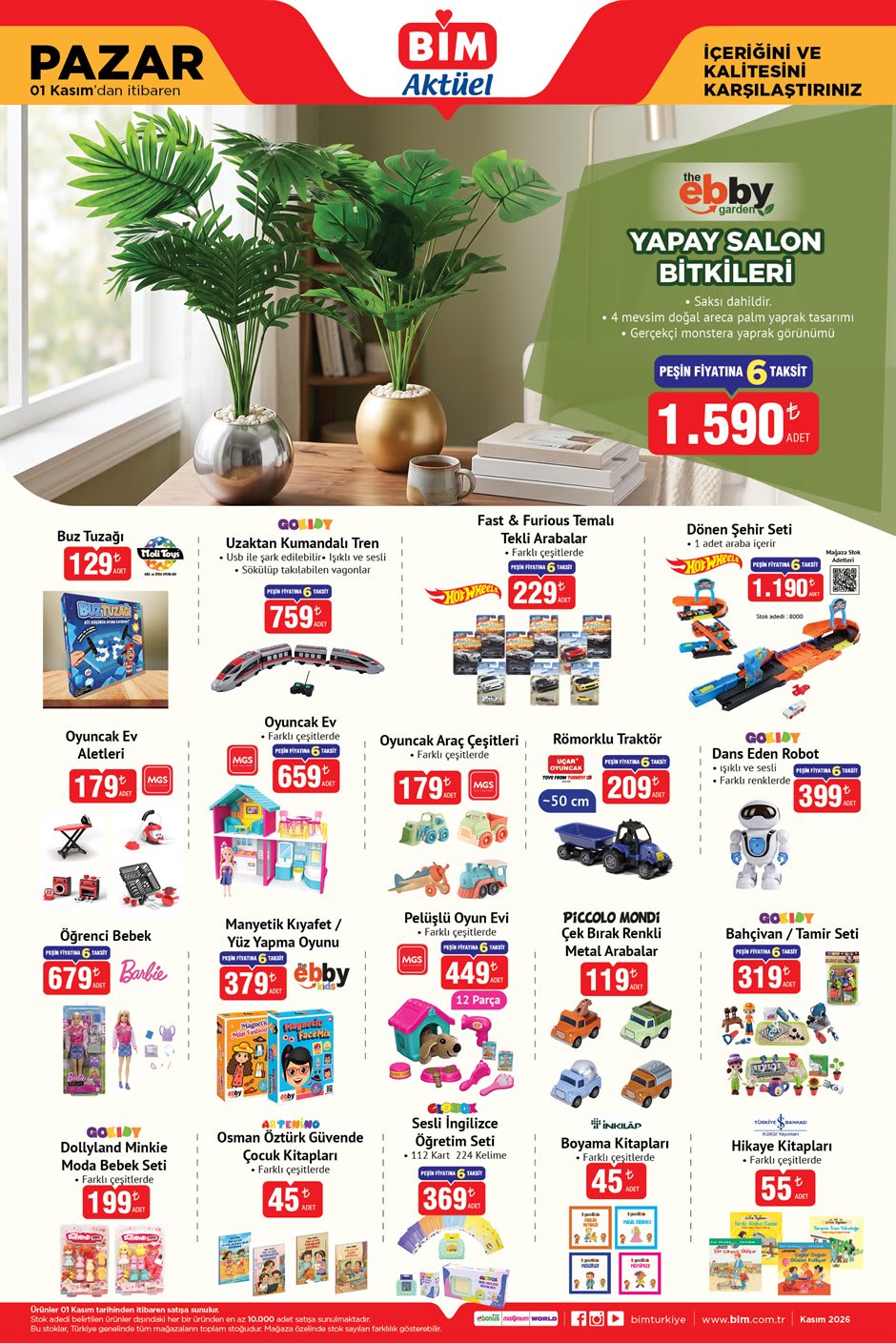 Bim aktüel katalog 1 Kasım