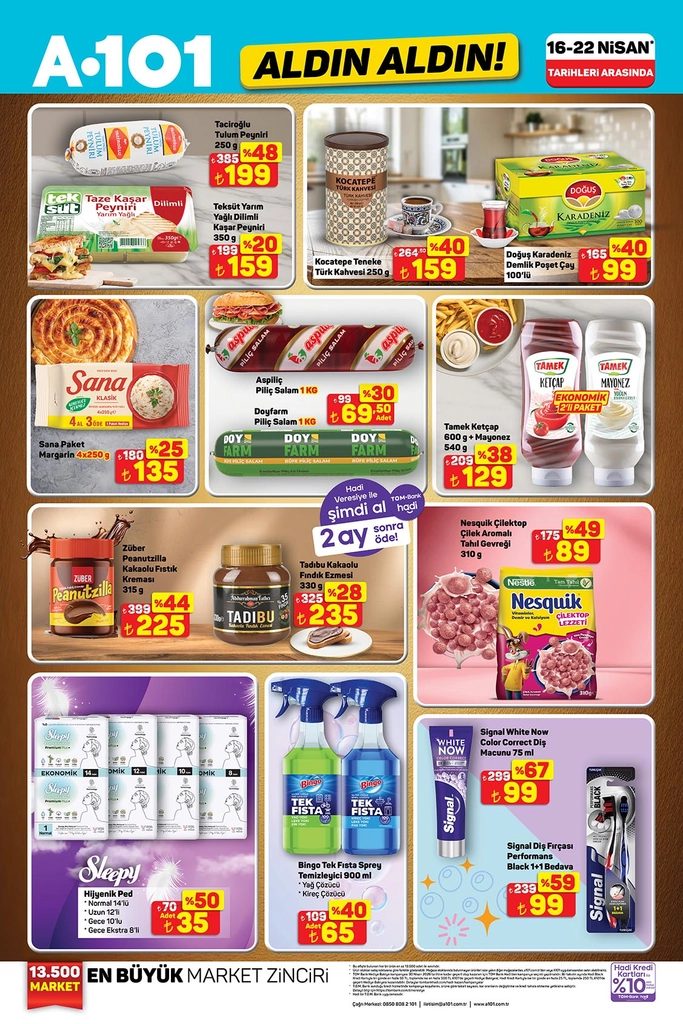 A101 aktüel katalog 16 Nisan