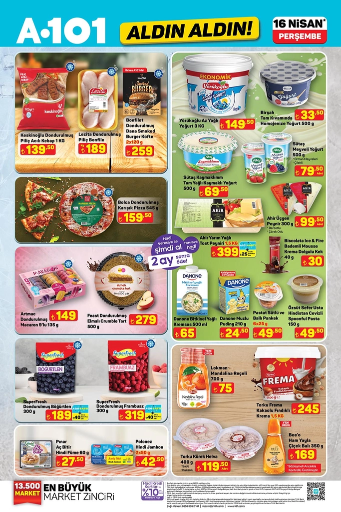 A101 aktüel katalog 16 Nisan