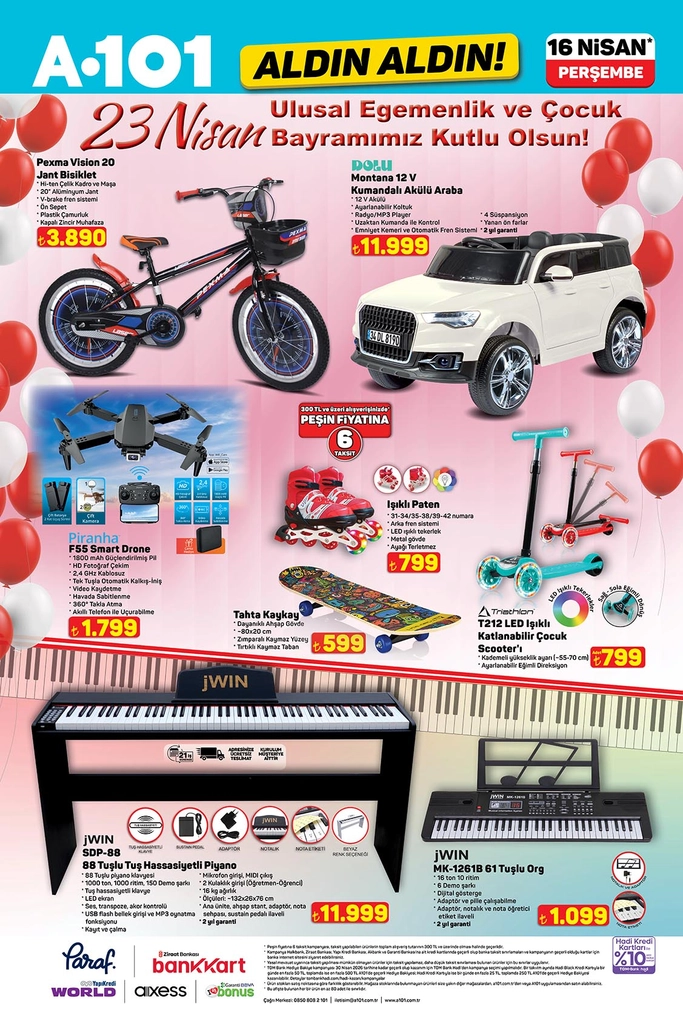 A101 aktüel katalog 16 Nisan