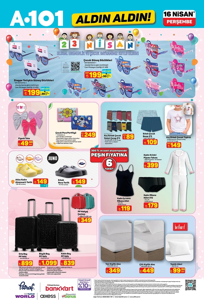 A101 aktüel katalog 16 Nisan